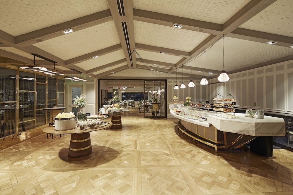 뷔페 아침 식사