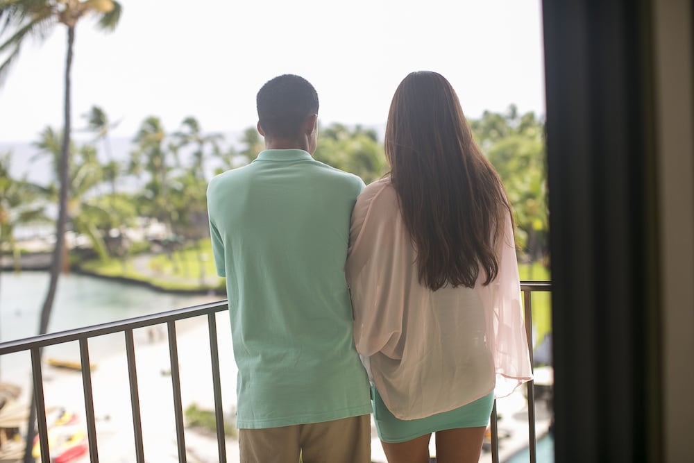 객실에서 보이는 전망