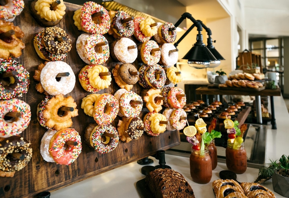 뷔페 아침 식사