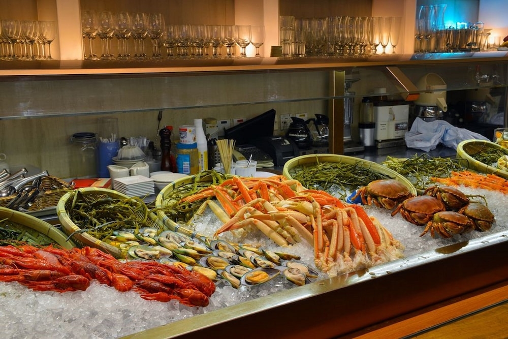 뷔페 아침 식사