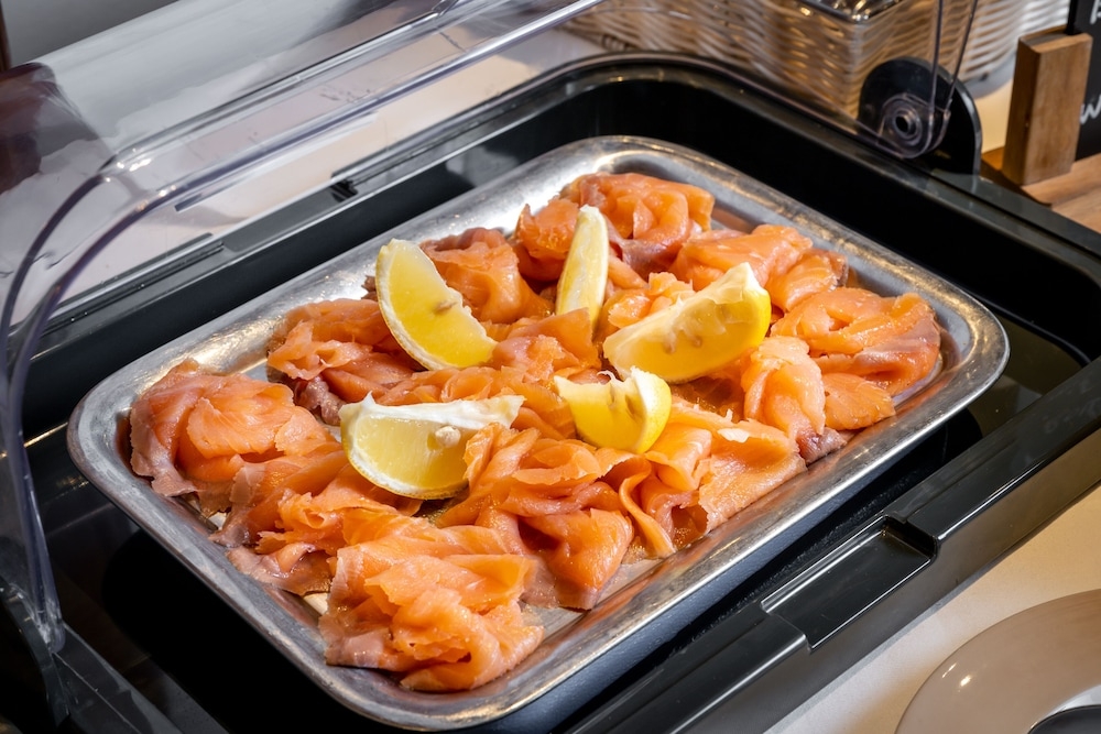 뷔페 아침 식사