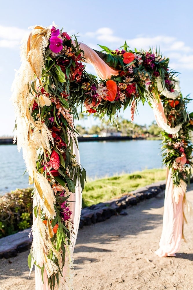 야외 결혼식 공간