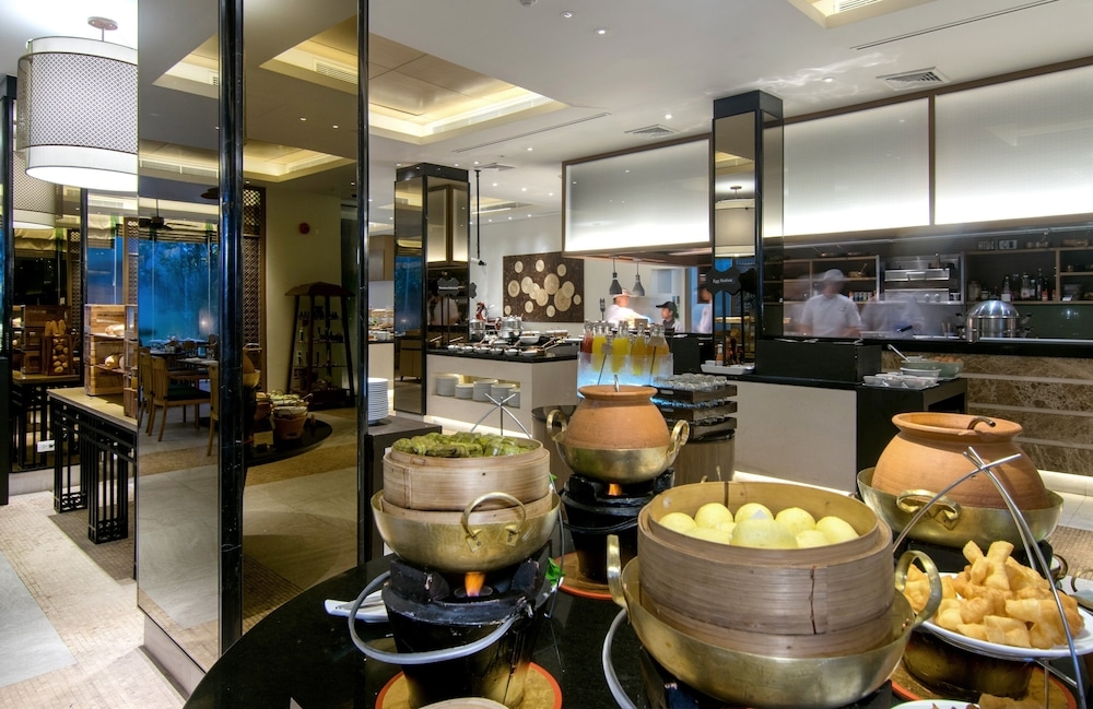 뷔페 아침 식사