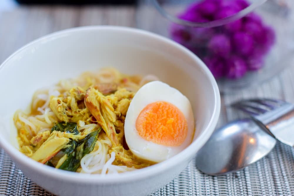 뷔페 아침 식사