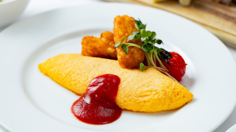 뷔페 아침 식사