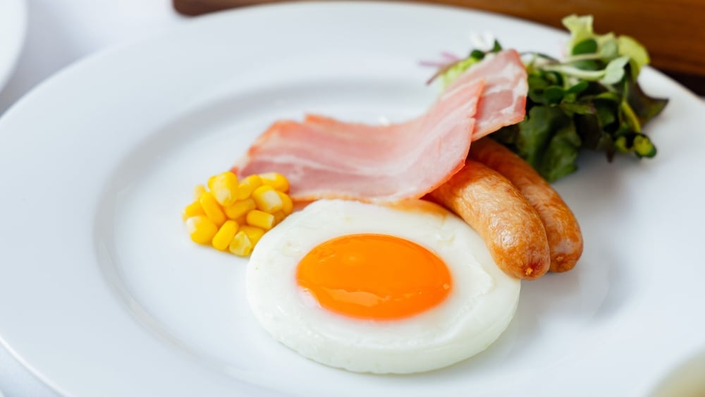 뷔페 아침 식사