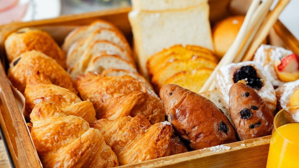 뷔페 아침 식사