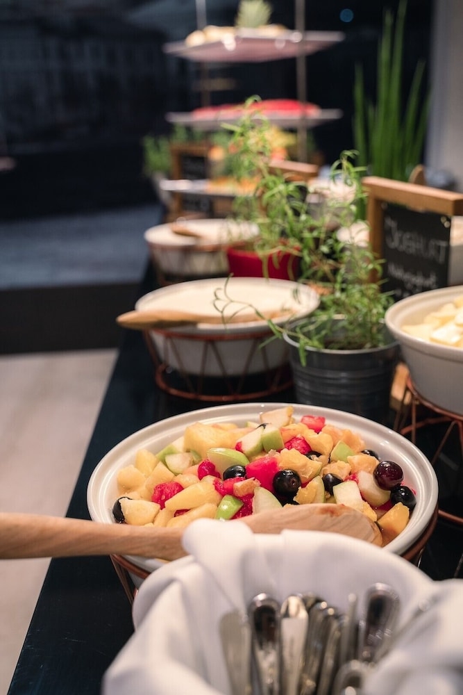 뷔페 아침 식사