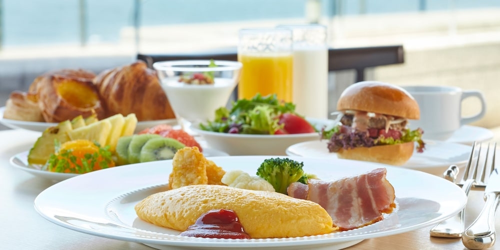 뷔페 아침 식사