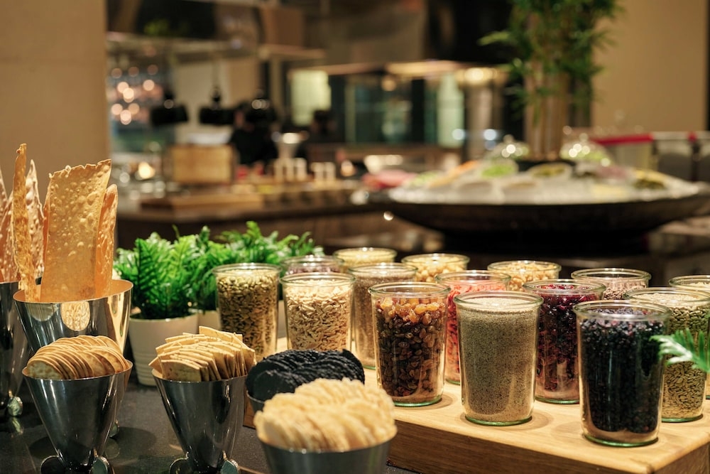 뷔페 아침 식사