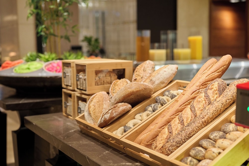 뷔페 아침 식사