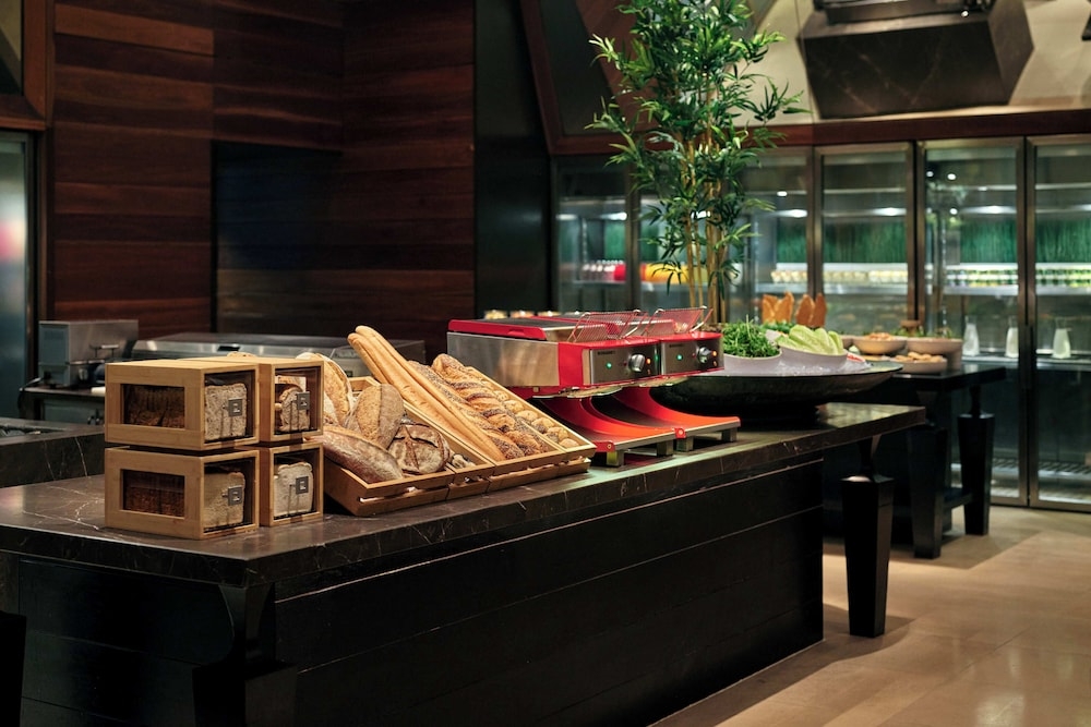 뷔페 아침 식사