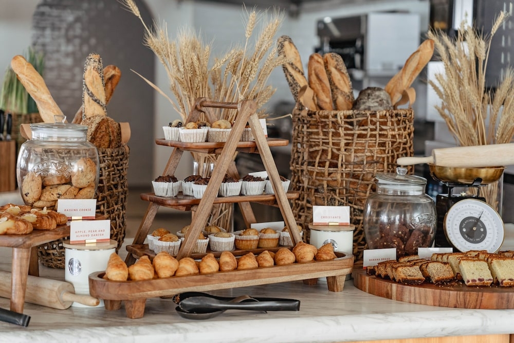 뷔페 아침 식사