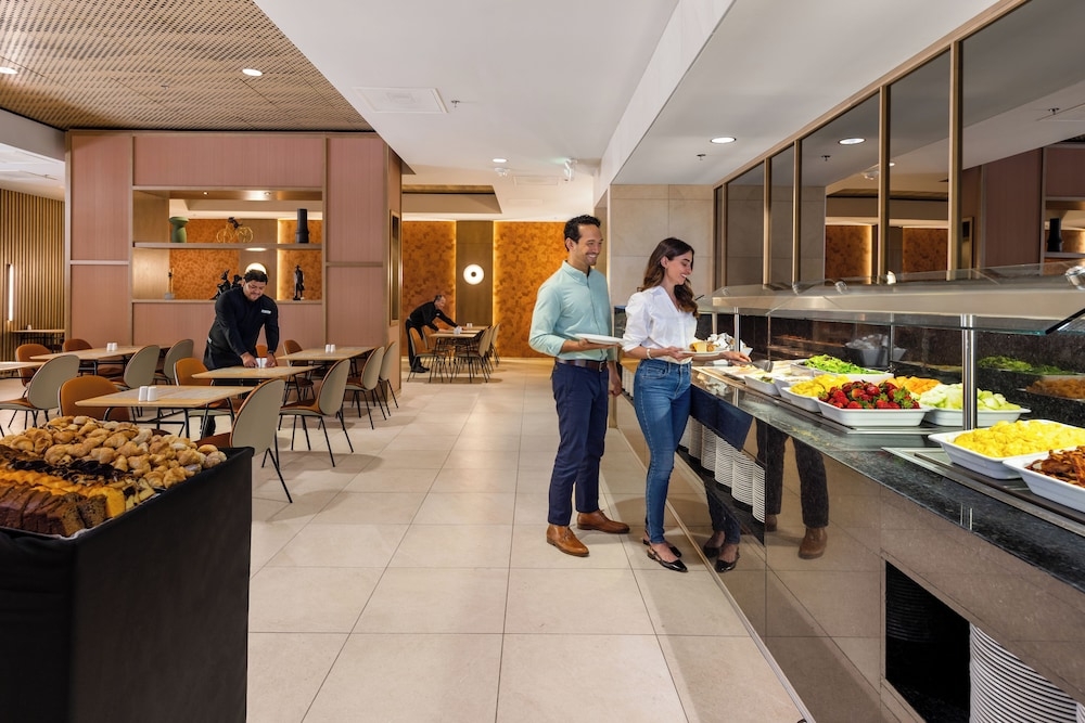 뷔페 아침 식사