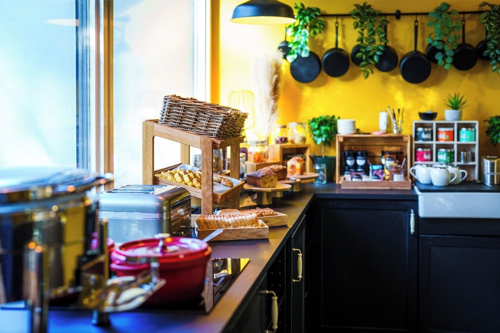 뷔페 아침 식사