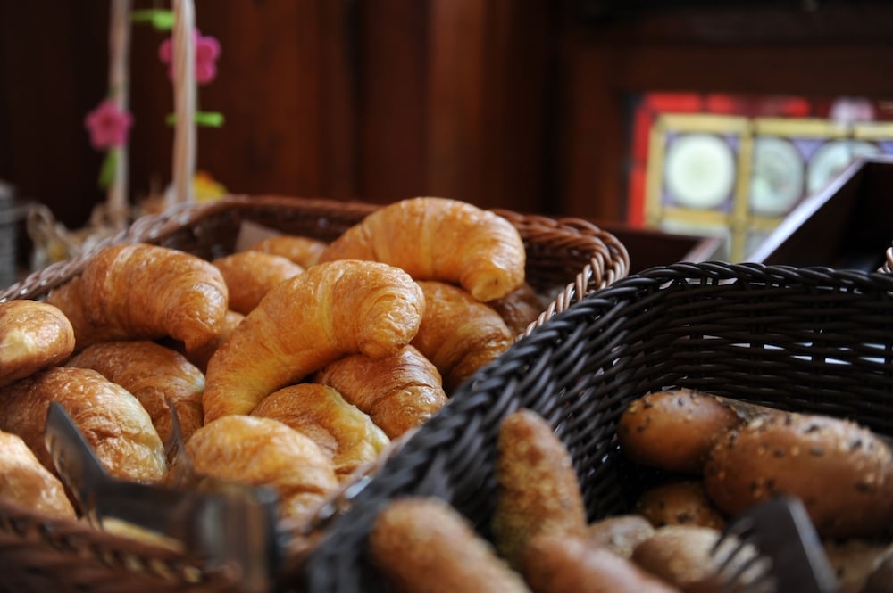 뷔페 아침 식사