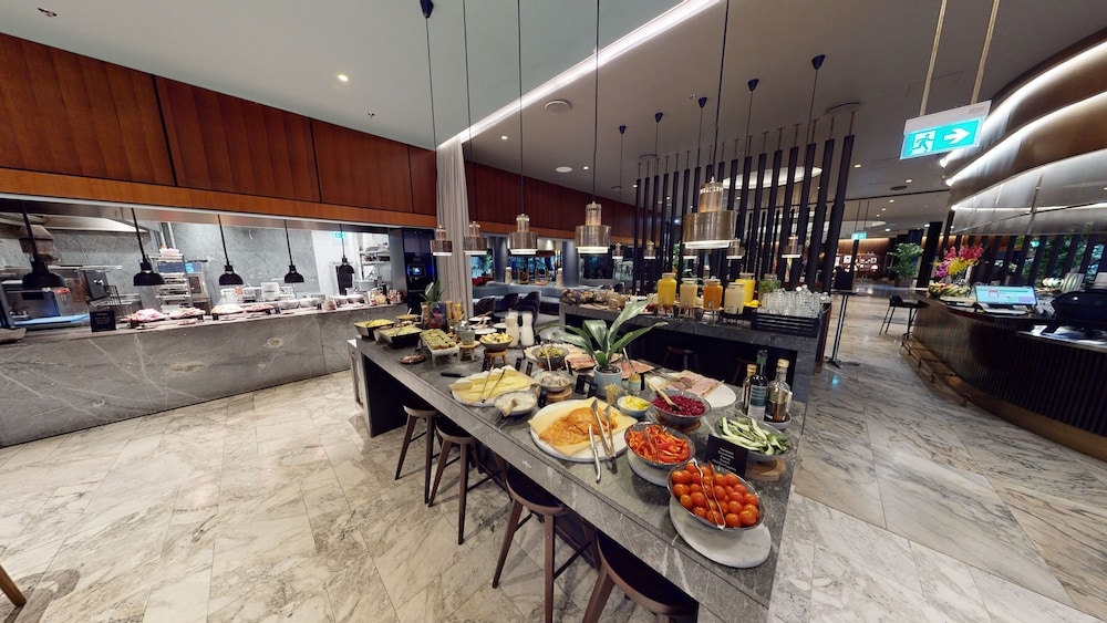 뷔페 아침 식사