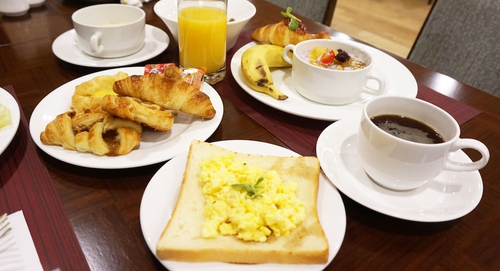 뷔페 아침 식사