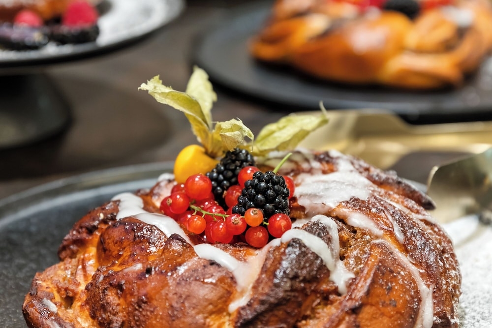 뷔페 아침 식사