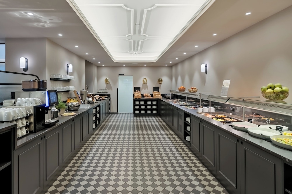 뷔페 아침 식사