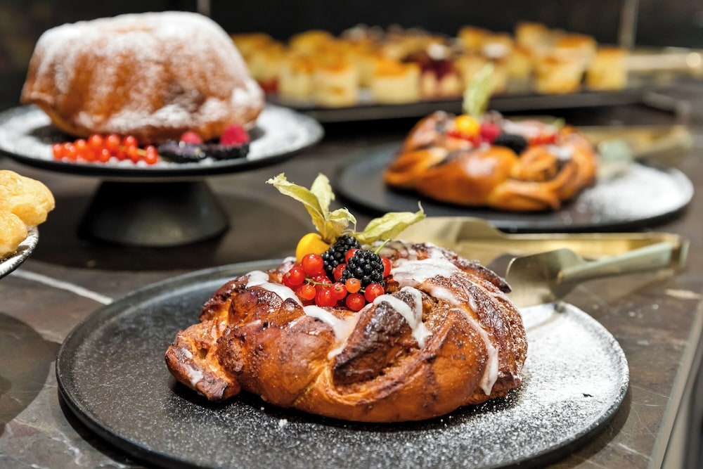 뷔페 아침 식사