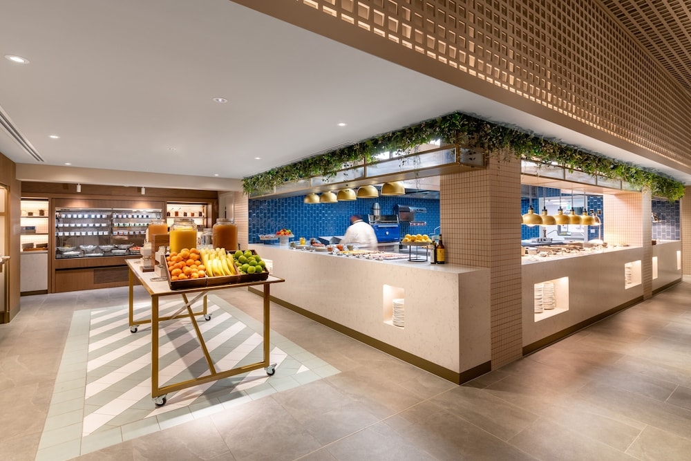 뷔페 아침 식사