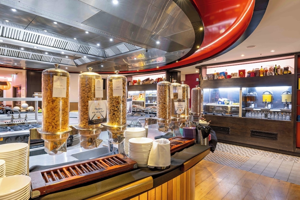 뷔페 아침 식사