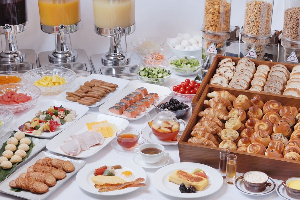뷔페 아침 식사