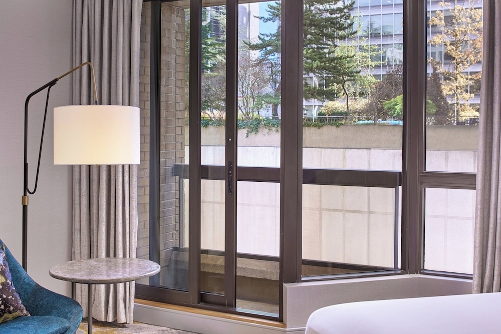 숙박 시설에서 보는 시내 전망