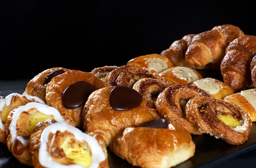 뷔페 아침 식사