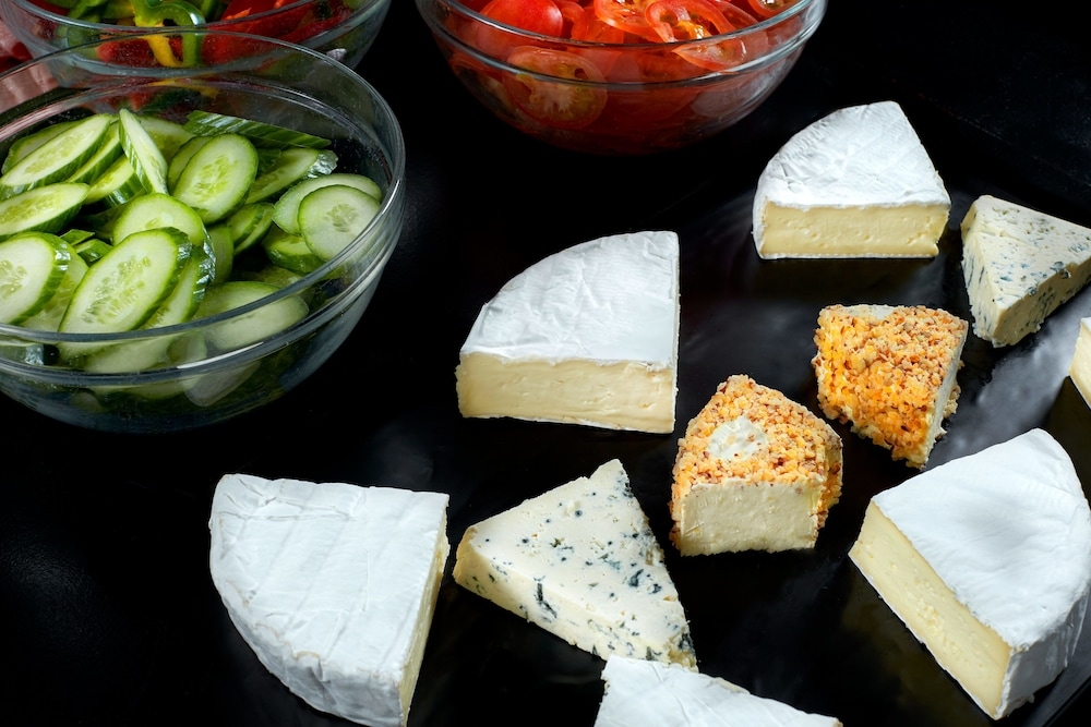 뷔페 아침 식사