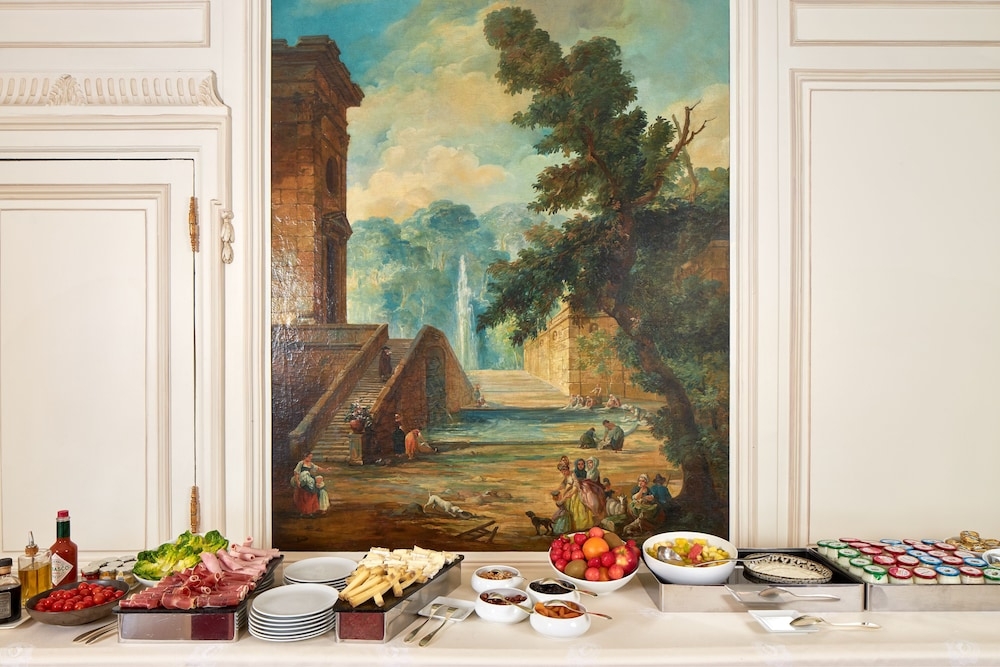 뷔페 아침 식사