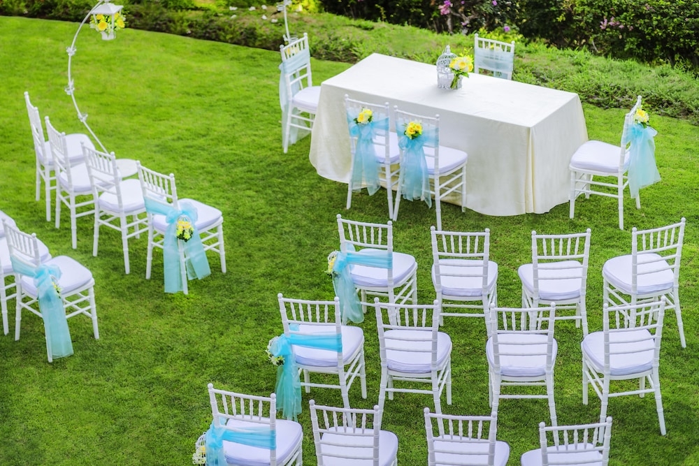 야외 결혼식 공간