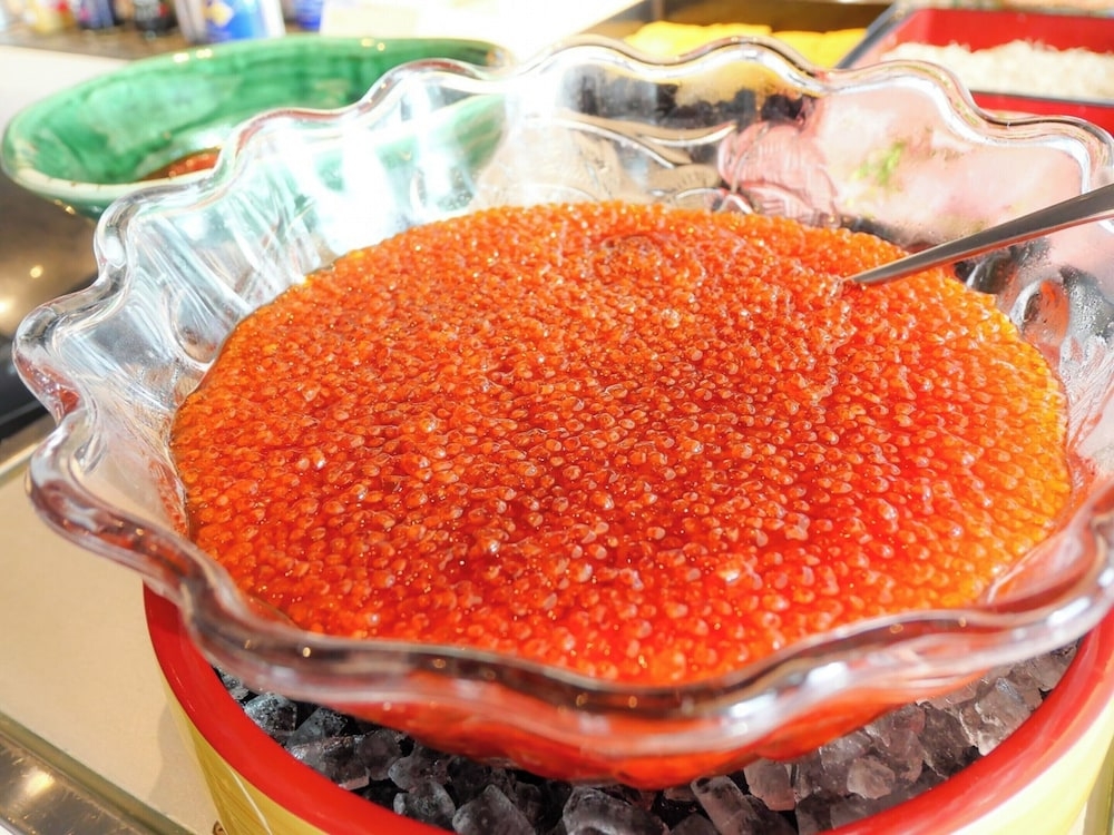 뷔페 아침 식사