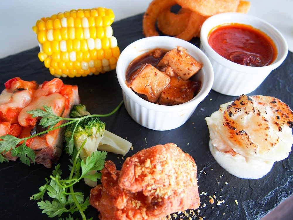 뷔페 아침 식사