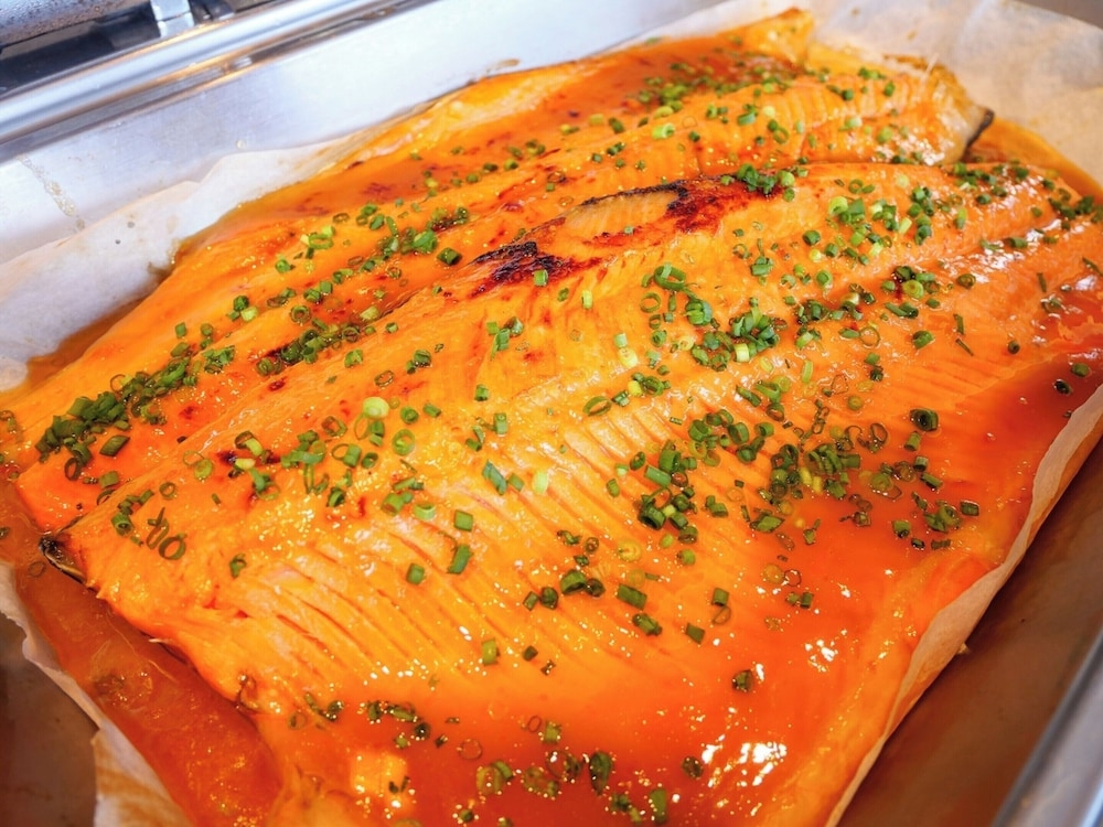 뷔페 아침 식사