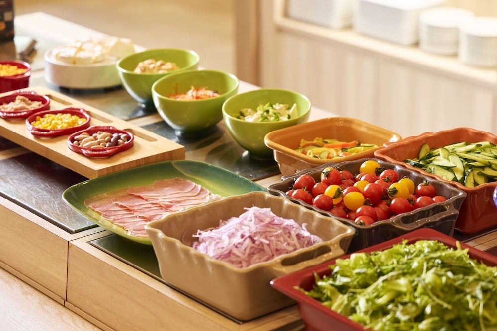 뷔페 아침 식사