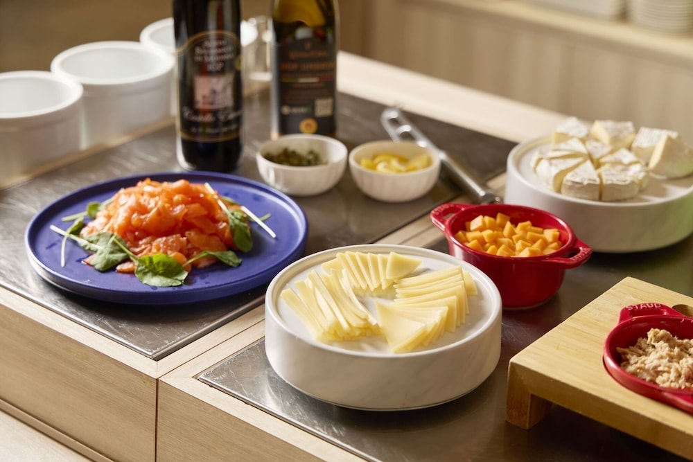 뷔페 아침 식사