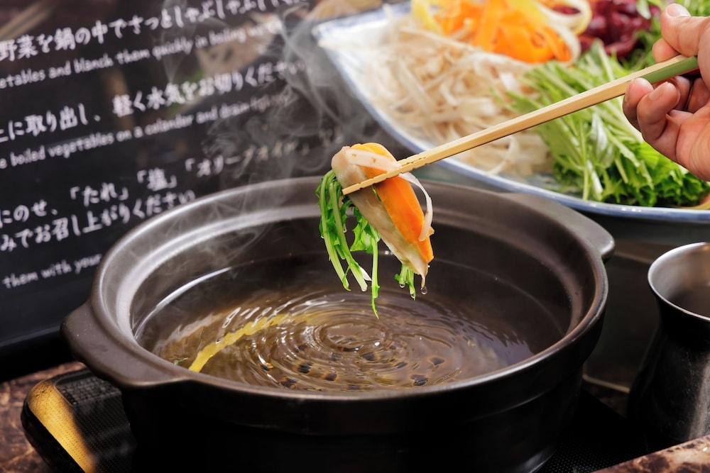 뷔페 아침 식사