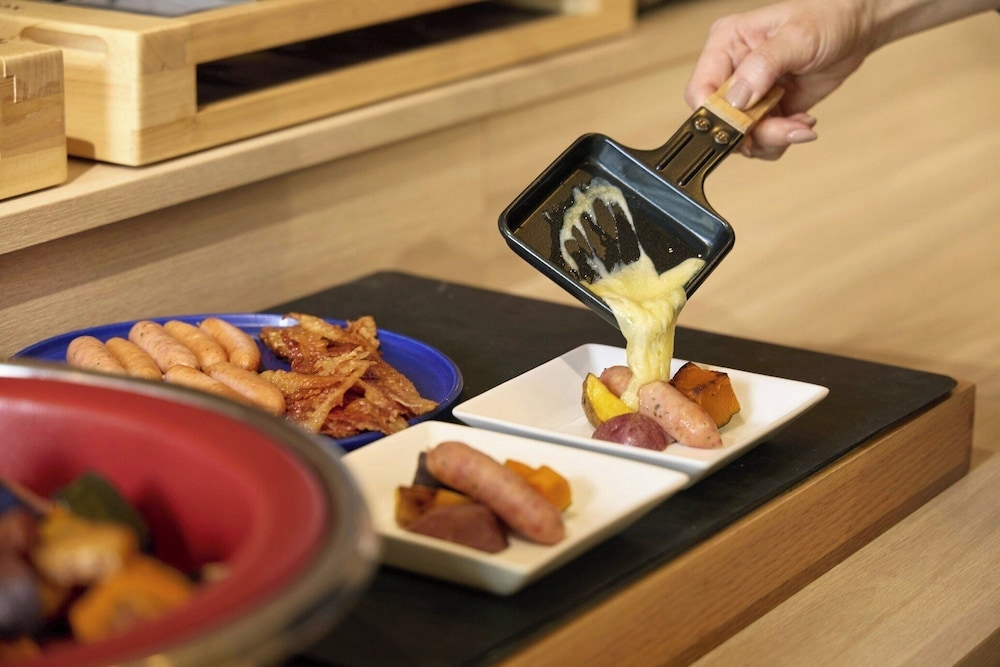 뷔페 아침 식사