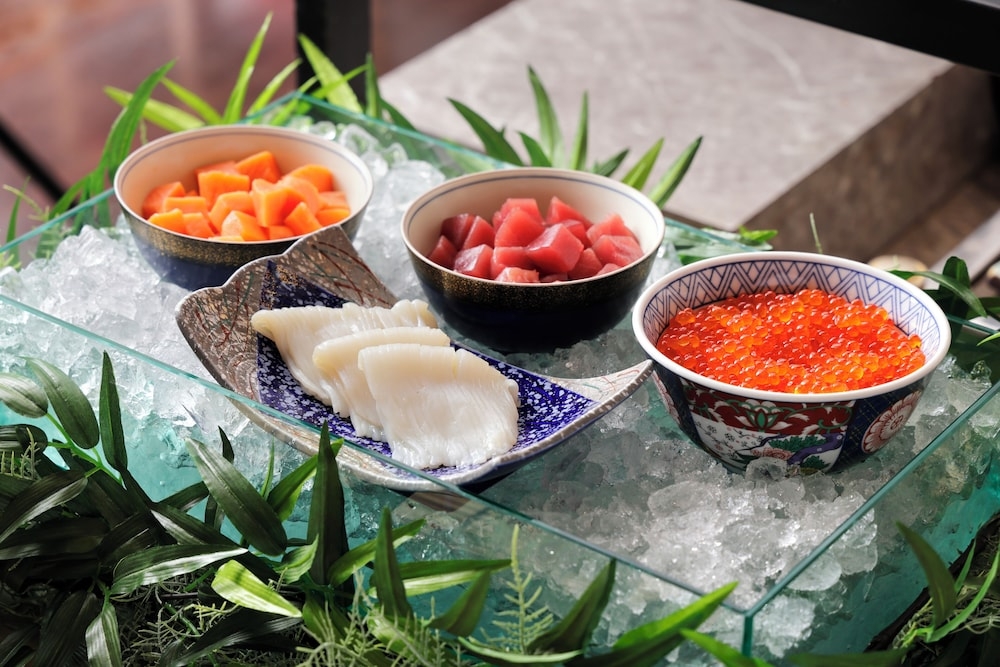 뷔페 아침 식사