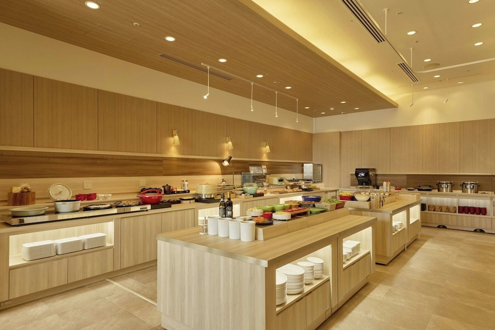 뷔페 아침 식사