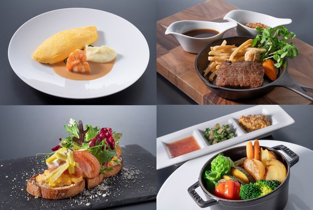 뷔페 아침 식사