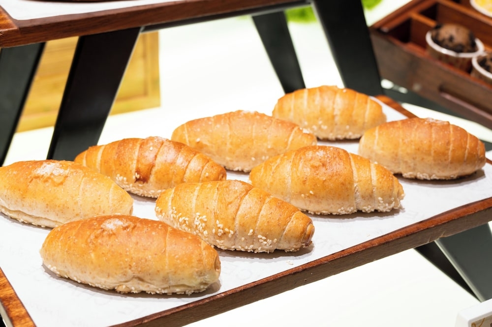 뷔페 아침 식사