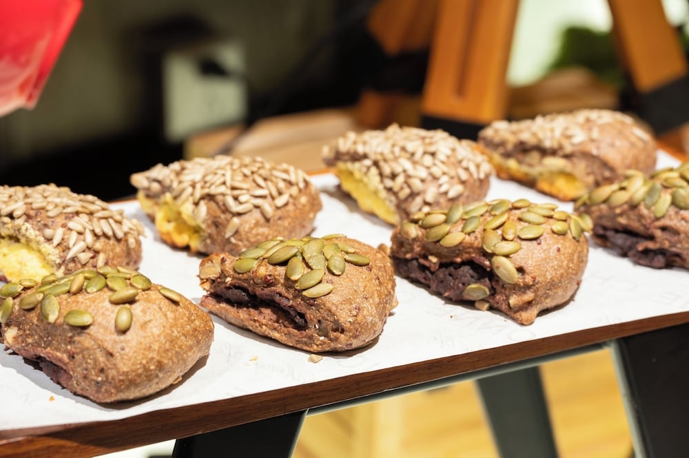 뷔페 아침 식사