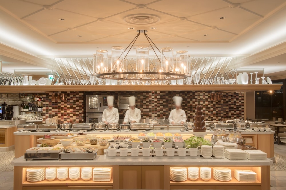 뷔페 아침 식사