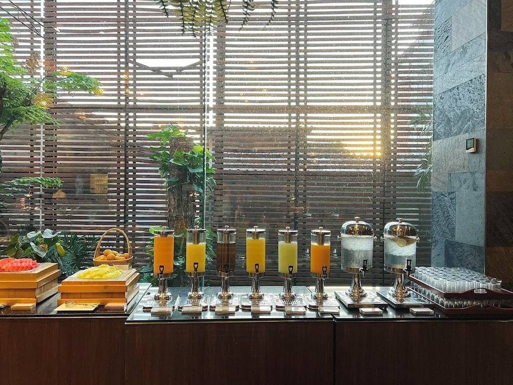 뷔페 아침 식사