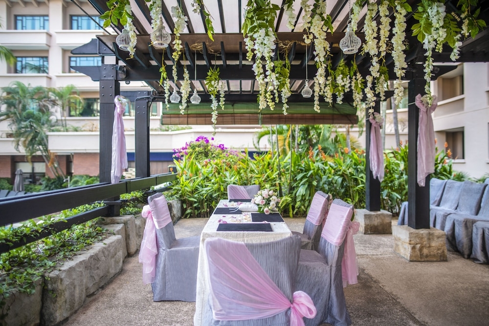 야외 결혼식 공간