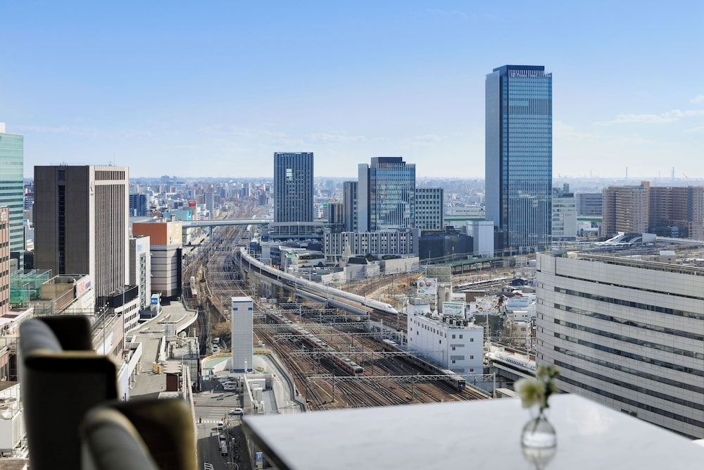 숙박 시설에서 보는 시내 전망