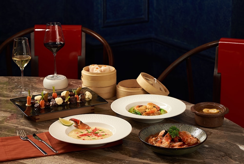 뷔페 아침 식사